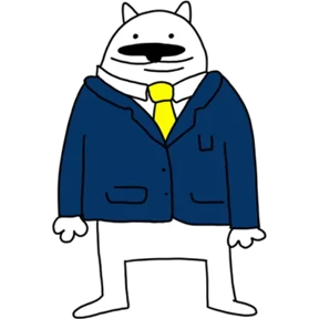Стикер 18 из набора White dog