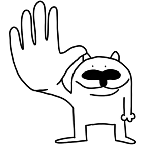 Стикер 28 из набора White dog