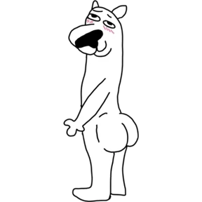 Стикер 31 из набора White dog