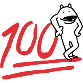 Стикер 33 из набора White dog