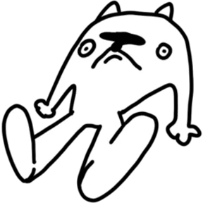 Стикер 42 из набора White dog