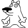 Обложка набора White dog