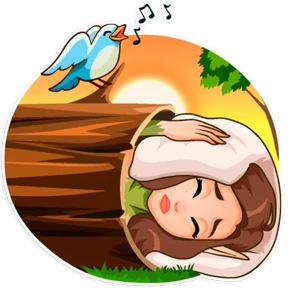 Стикер 19 из набора Wood Nimph