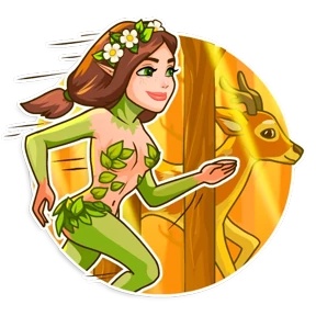 Стикер 22 из набора Wood Nimph