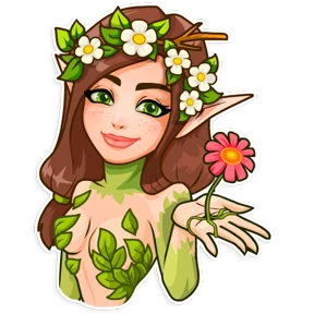 Стикер 24 из набора Wood Nimph