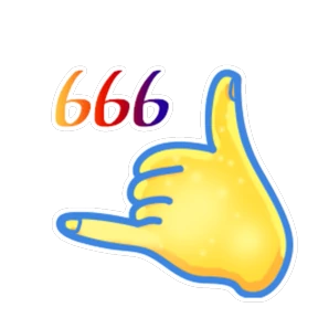 Стикер 9 из набора Жесты